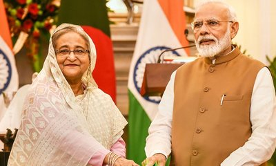 Modi & PM Hasina