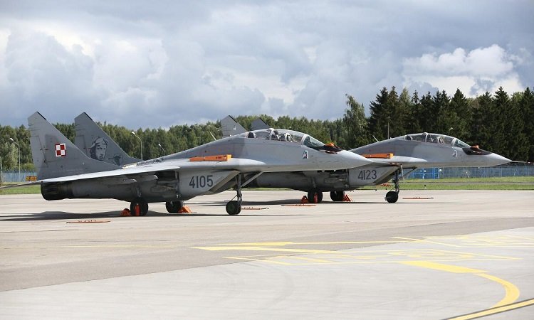 Russian-made MiG-29 fighter jets